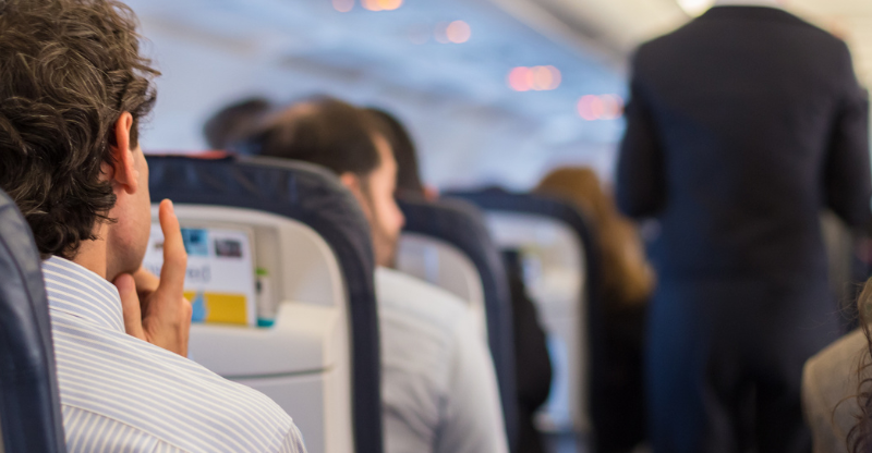 Travelling on an aeroplane with hearing loss